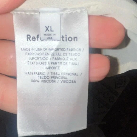 Reformation Melba Wrap Dress In Snow Leopard Adjustable - Picture 7 of 7